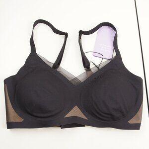NEW HoneyLove CrossOver Black Bra Womens Sz S